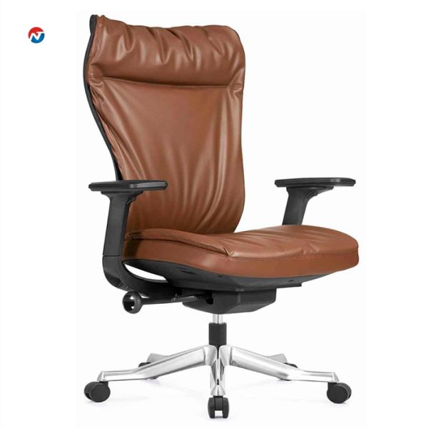 High Back Managers Executive Rolling Chair 350mma Aluminium Base Nylon Cater ODM