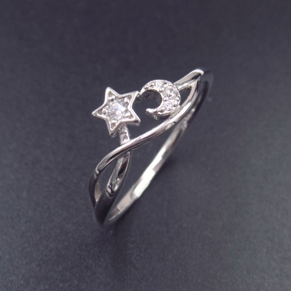Crown Ring Loyal Castle Princess Silver Rings For Women In Engagement