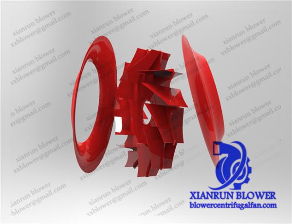 Corrosion Resistant Centrifugal Fan Components Impeller Wheel