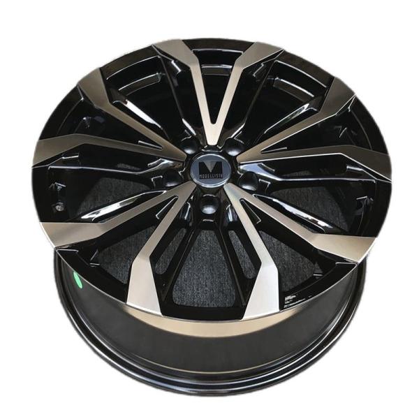 Aluminium PCD 5x114.3 Black Machined Face Wheels Flow Formed Truck Wheels 73.1