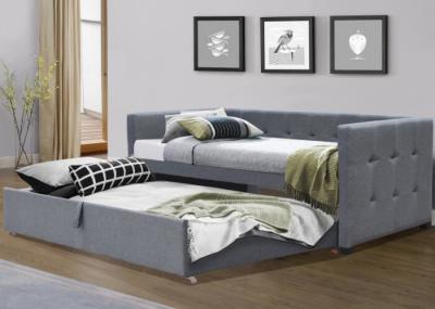 DayBed tapizado gemelo de lino