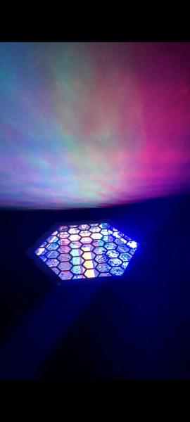 RGB Strobe Matrix Led Retro Lumières de lavage nettement stroboscope lumière auxiliaire Hexagon lumière