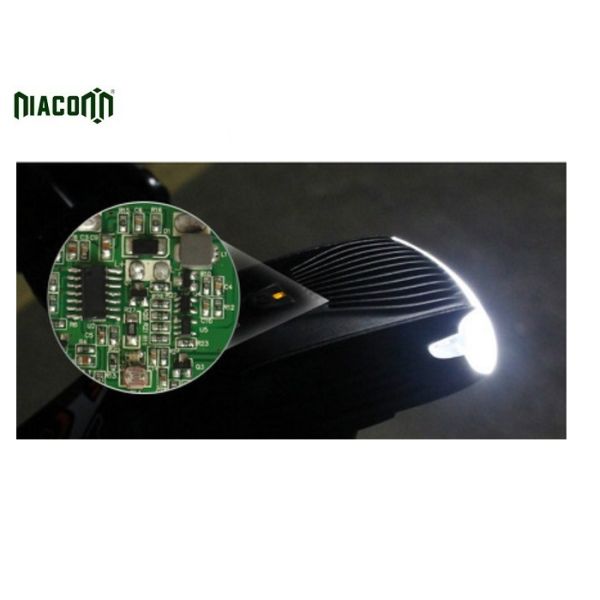 LED USB Bike Front Light Stvzo Standard Aluminum Design With IPX5 Waterproof