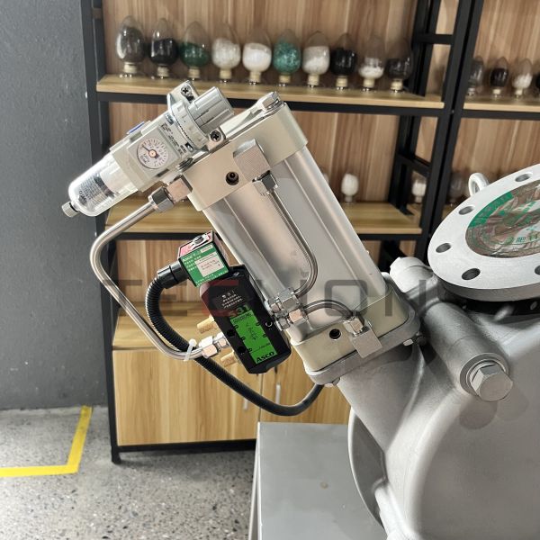 Valve directionnelle à double canal en acier inoxydable et en aluminium moulé