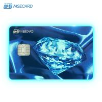 Cartes de visite LED avec lueur de bord à 360° pour la promotion de la marque
