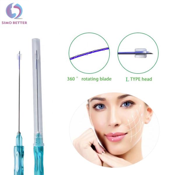 3D Cog PDO Thread Bi Direction Absorbing Sterile Surgical Suture With L Needle