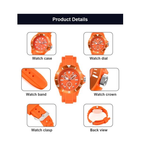 Дозор кварца W0160G элегантный, водостойкие наручные часы дела людей 5ATM