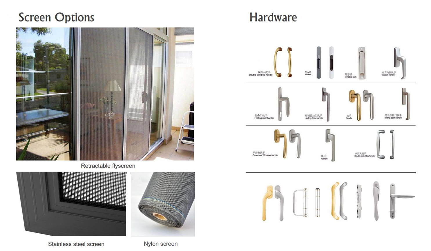 Дверь патио алюминиевого сплава складывая, внешняя складывая пластиковая дверь Пвк