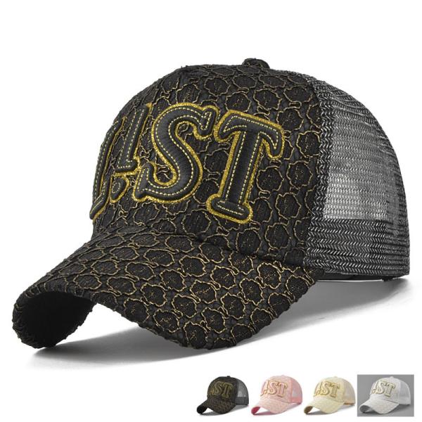 OEM 6 Panels Black Trucker Mesh Cap Custom 3D Embroidery Logo