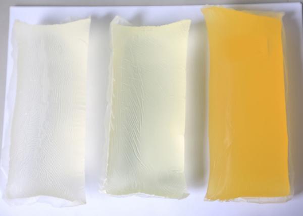 Colagem quente transparente do derretimento PSA da água para o uso de Industrila Hyginic para tecidos do bebê e do adulto