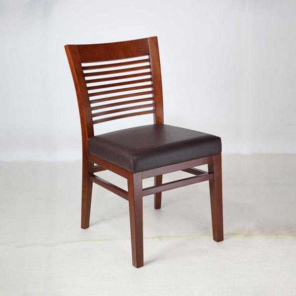 Nordic Modern Design Black Teak Solid Wood Restaurant Furniture Antique Dining Chair