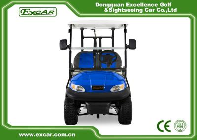 Carrinho bonde 48V do golfe da cor azul mini com bateria/controlador Trojan de Curtis