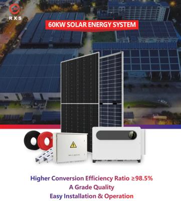 A energia das energias solares no telhado da fonte da casa de sistema da grade usa a instalação fácil