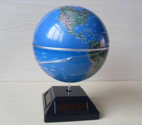 Eco - friendly ABS Solar Powered Globe for decoration office / study room