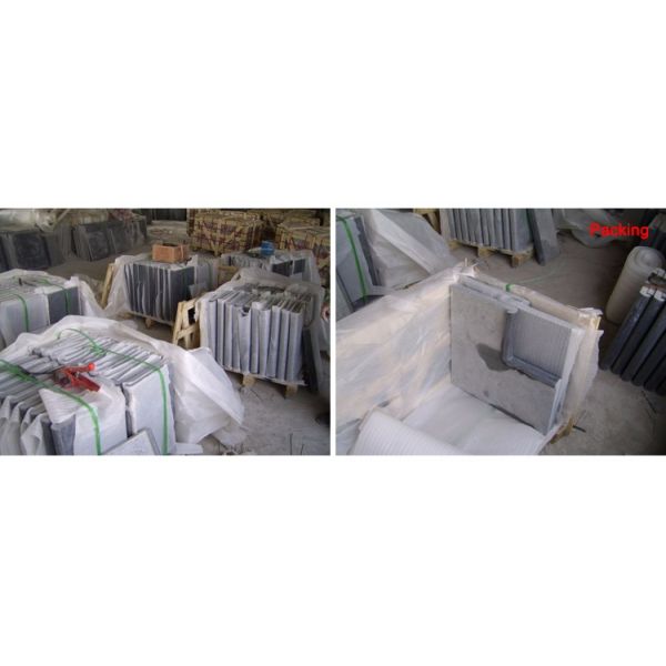 Плитки и плита известняка прочных Уньполишед покрышечных камней бассейна голубые