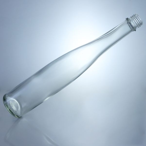 Beverage Container Tall and Thin Super Flint Glass Bottle with Screw Top