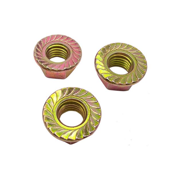 Metric Zinc Plated Flange Nut Durable and Long-Lasting for Industry