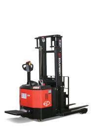EP Electric Stacker Handling Trucks 1.5T Lifting Height 6500-10700mm With Li Ion Battery