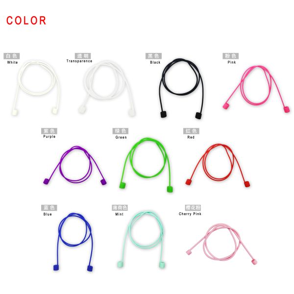 Silicone Anti-Lost Strap Wire Cable Connector Compatible Airpods