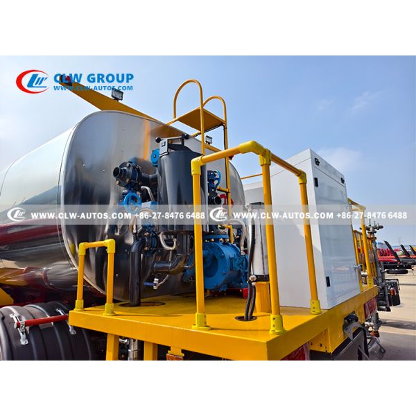 FAW J6L 350HP 12000L 4X2 Intelligent Asphalt Distributor Truck with Thermal Oil Heating System