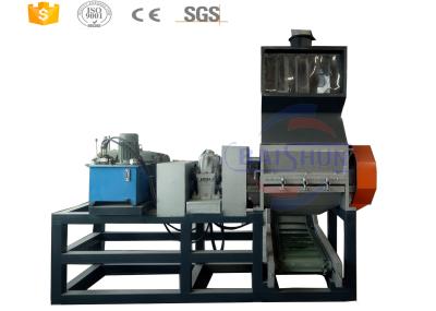 Automated Rubber Tire Shredding Machine , Tyre Double Shaft Shredder Machine