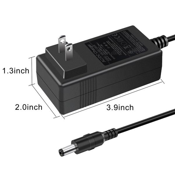 100-240V AC to DC 12V/24V Fast Charging Scooter Adapter with Overload Protection