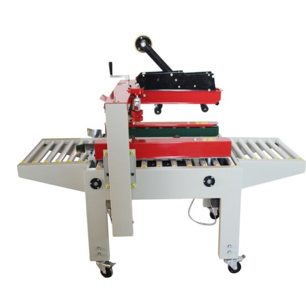 Лево направо Картонная коробка уплотнитель, клейкая лента Картонная упаковочная машина FXJ-5050