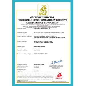 Laiyang Zeus Machinery Co., Ltd. Certifications