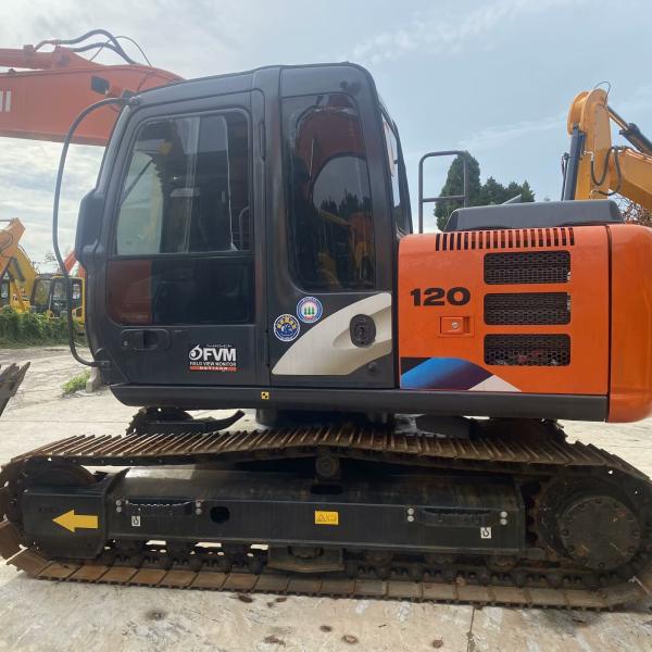 Hitachi ZX120 Used Crawler Type Excavator Second Hand Digger 12 Ton