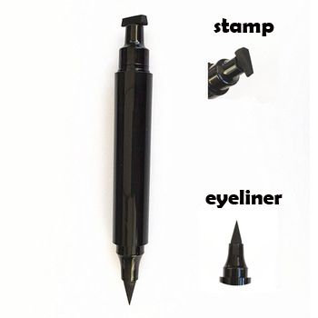 Cosmetics Wood Custom Cosmetic Packaging For Eyeliner Pencil Two Head