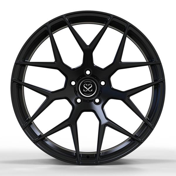 As bordas do carro do preto da liga A6061 T6 personalizaram bordas de 19 polegadas para Lexus SÃO