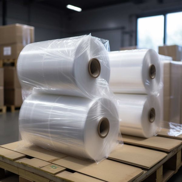 Прозрачная белая пленка из полиэтилена высокой плотности 80uM, пленка из HDPE без галогена