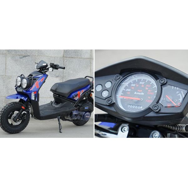 Forced Air Cooled 2 Wheel 150CC CVT Adult Motor Scooter