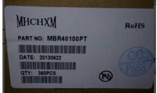 NPN PNP Transistors MBR40100PT TO-247 40.0 AMPS. Schottky Barrier Rectifiers