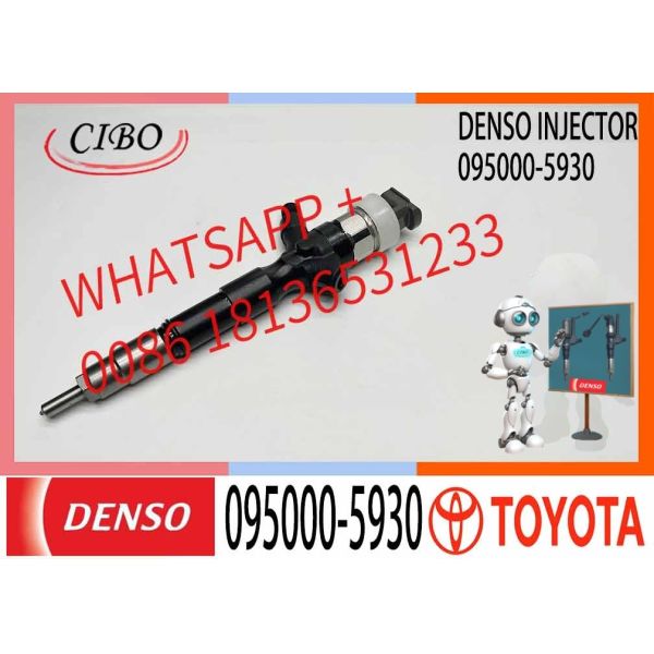 Denso Diesel Injector 095000-5931 095000-5930 23670-09060 for Toyota HILUX III 2.5 D4D HIACE IV 23670-0L070 23670-0L010