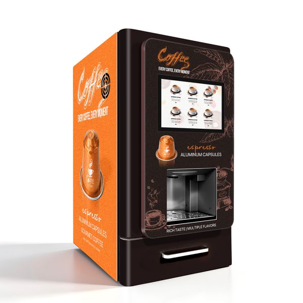 Desktop capsule coffee vending machine | Low investment, high-quality intelligent unmanned coffee retail solution