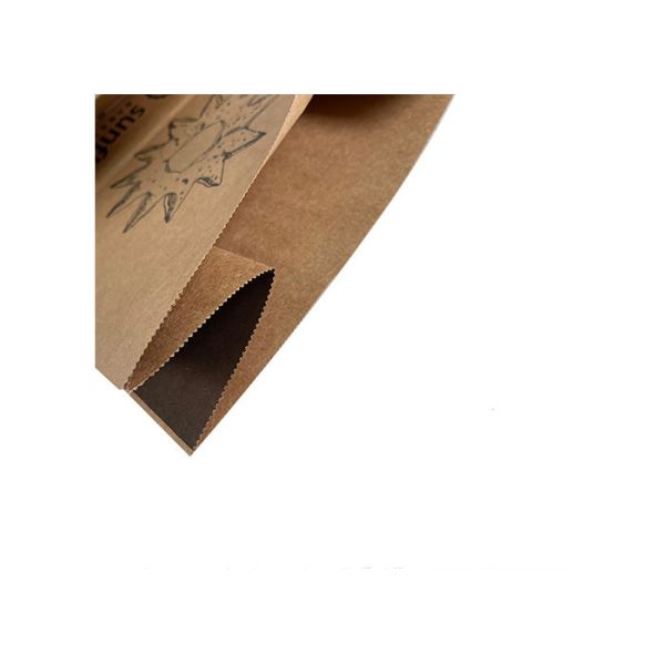 Kraft Paper Offset Printing Bakery Packaging Bags For Food