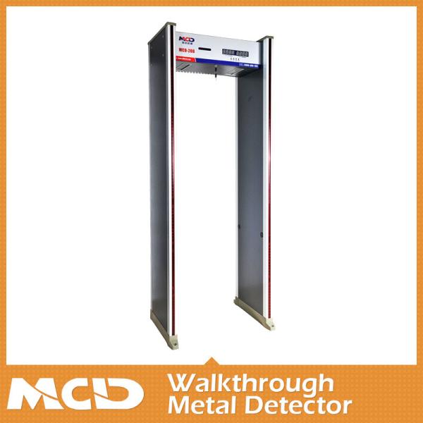 6 Zones 3d Metal Detector Gate Adjustable Sensitivity For Metro Station