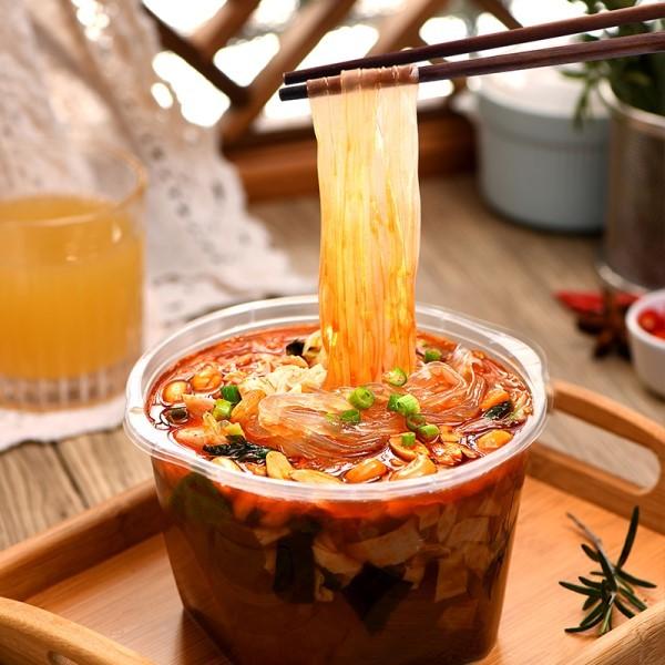 Instant Wide Vermicelli 156g Sour Spicy Sweet Potato Starch