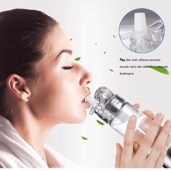 Healthy Portable Hydrogen Generator Water Bottle 400ml Rich Purifier for Home Outdoor Travel Exercise Office Gift