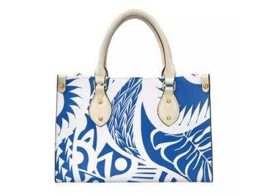 Bolsa de couro luxuosa do poliéster portátil, Tote Bag de couro multifuncional