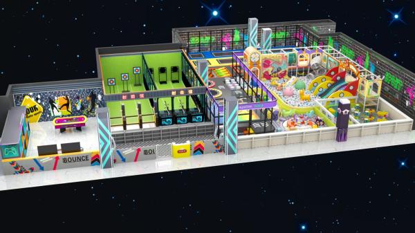 Dreamland Children Naughty Castle Paradise Kids Pool Ball Trampoline Kids Playground Indoor Equipment