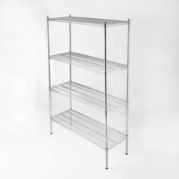 Restaurant 12 X 24 5 Tier Adjustable Wire Metal Shelving Storage Rack ISO9001