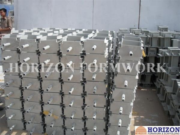 Q235 Steel Plate Concrete Forming Accessories , Galvanized Fork Head for Slab Form Construction