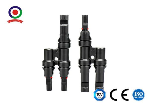 IP67 fêmea/homem do conector de ramo da proteção 2to1 T