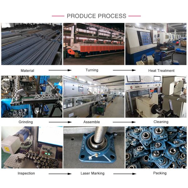 OHSAS 18001 2007 Сертифицированный квадратный блочный подшипник UCF205-16 для машин