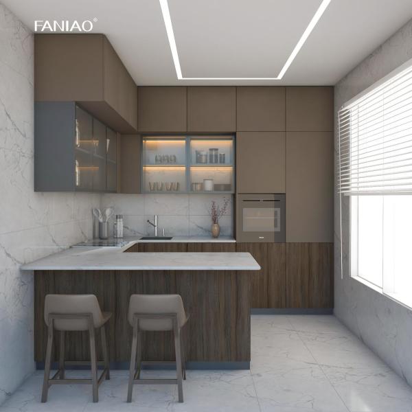 Hotel Small Space Latest Custom Tiny Compact Mini Kitchen Kitchenettes Melamine Kitchen Cabinet