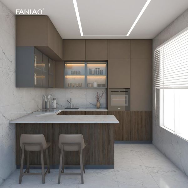 Hotel Espacio Pequeño Último Mini Compacto Mini Cocina Mini Cocina Melamina