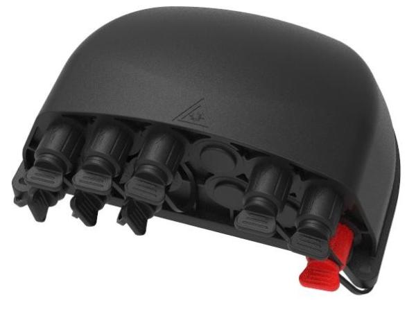 12 núcleo pré-conectado Fibra Óptica Splitter Box com proteção IP68 para rede FTTX