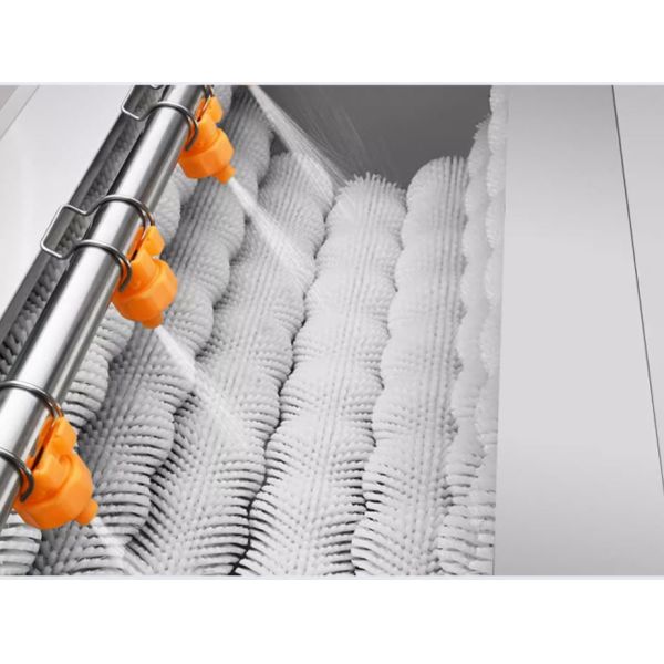 Industrial Rotary Cylindrical Conveyor Brushes Nylon For Fruit Cleaning
